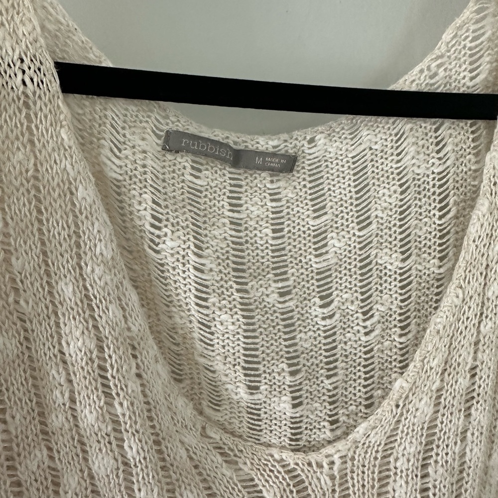 Knit crop top